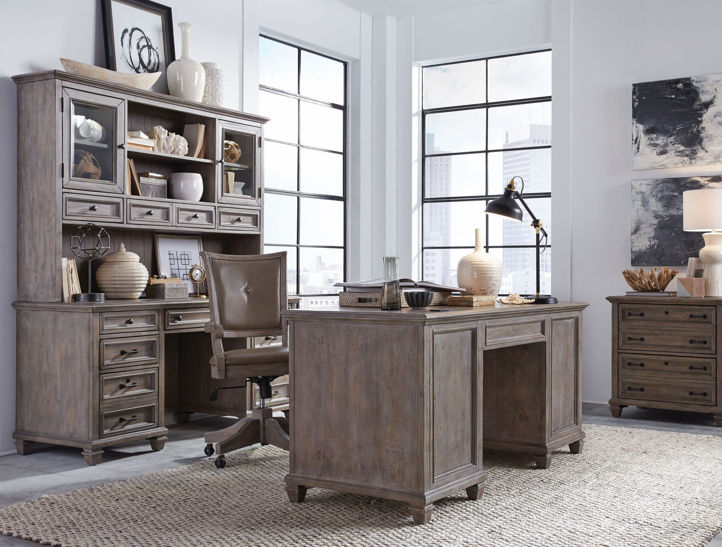 Lancaster - Lateral File - Dove Tail Gray