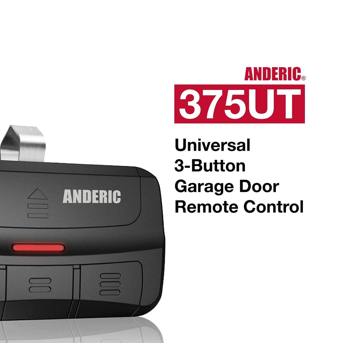 Anderic Substitute for Overhead Door O3BT 3-Button Garage Door Opener Remote Control [375UT-3button]