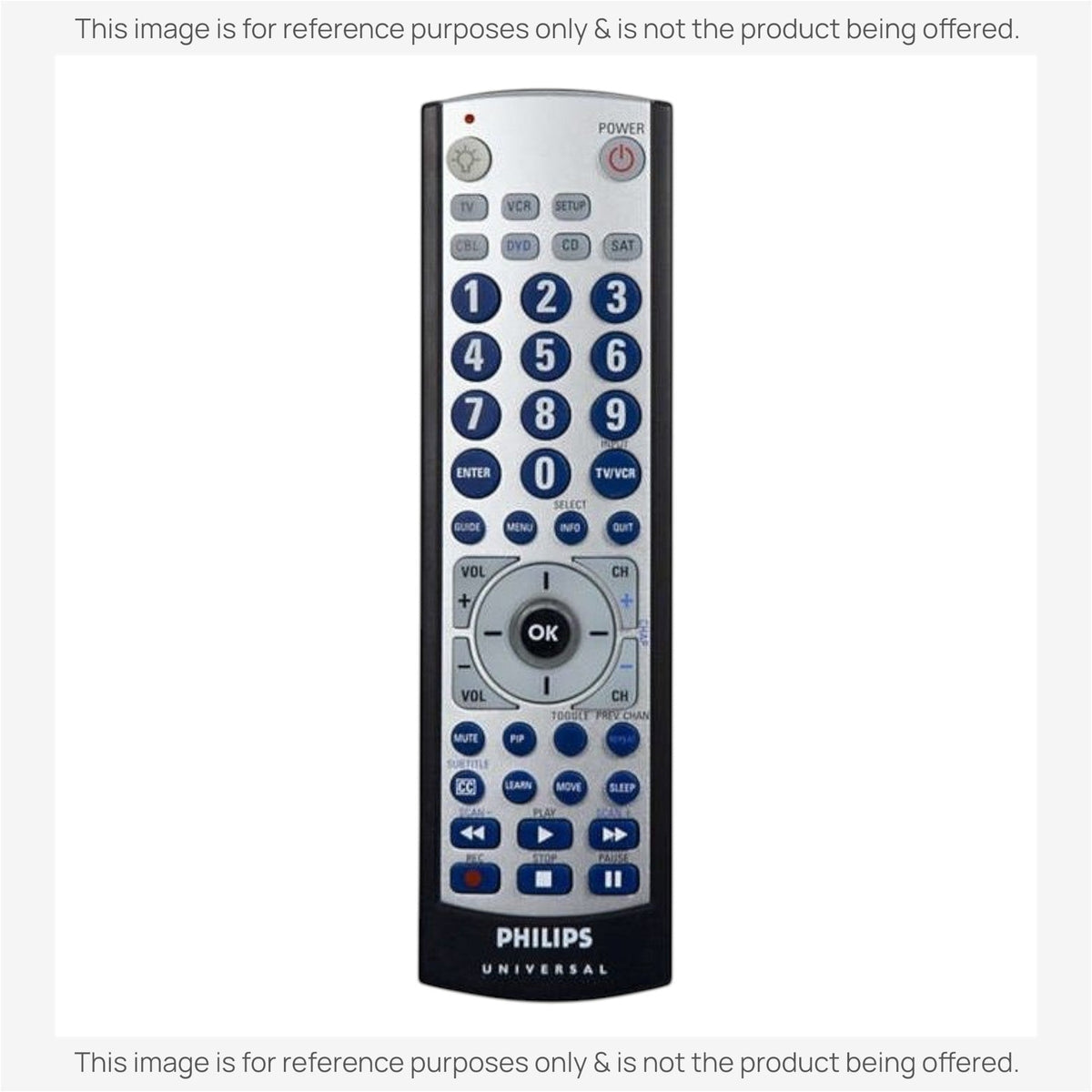 Anderic Substitute for Philips SRU3006/27 4-Device Universal Remote Control [RRU401]