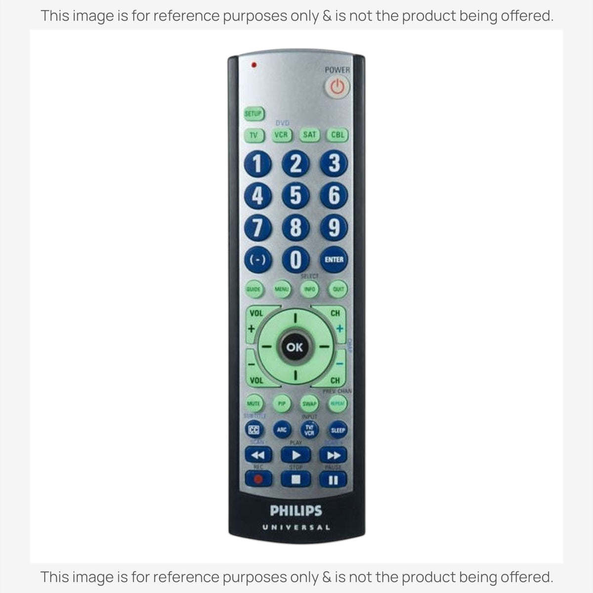Anderic Substitute for Philips SRU3004WM/17 4-Device Universal Remote Control [RRU401]