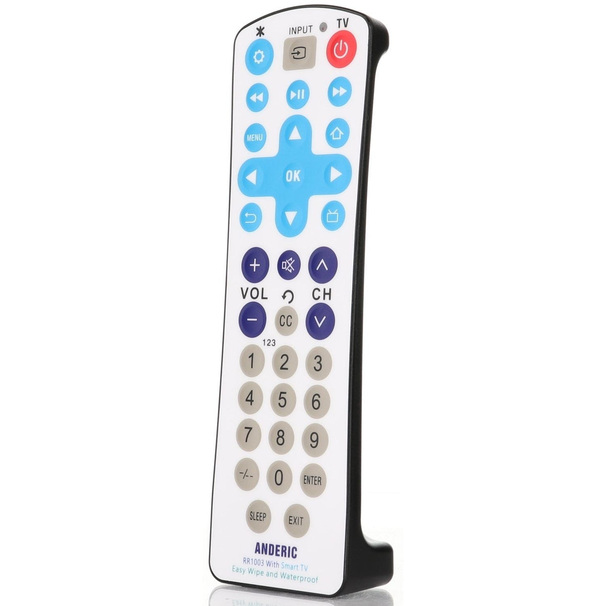Anderic Substitute for RCA 38W766 Antimicrobial 1-Device Universal Remote Control [RR1003]