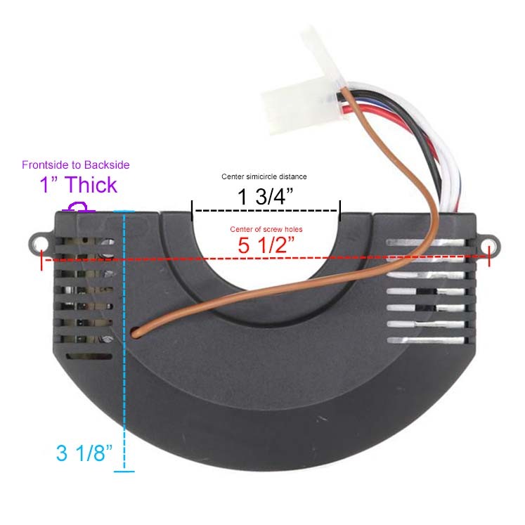 Anderic Substitute for Harbor Breeze MR58A 3-Speed Learning Ceiling Fan Receiver [FAN35T-FAN30R-KIT]