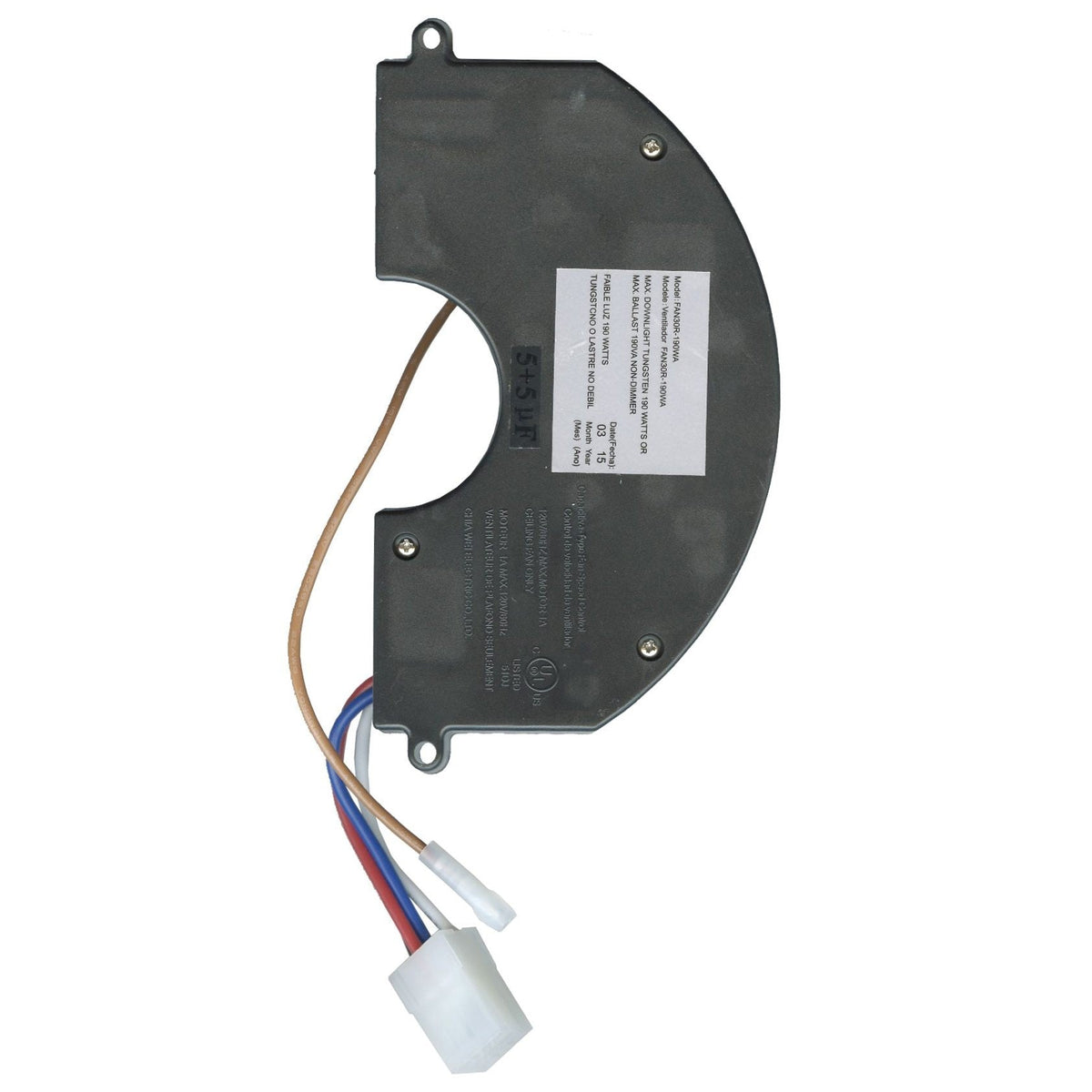 Anderic Substitute for Harbor Breeze MR58A 3-Speed Learning Ceiling Fan Receiver [FAN35T-FAN30R-KIT]