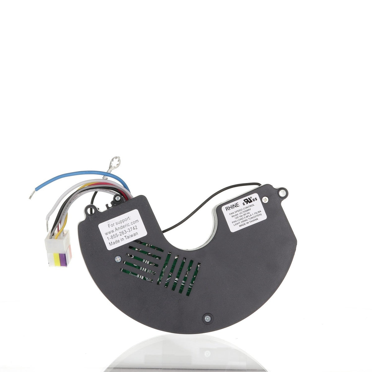 Anderic Substitute for Hampton Bay UC7058R / 7058RLCK-06 Ceiling Fan Receiver [UC7058RY]