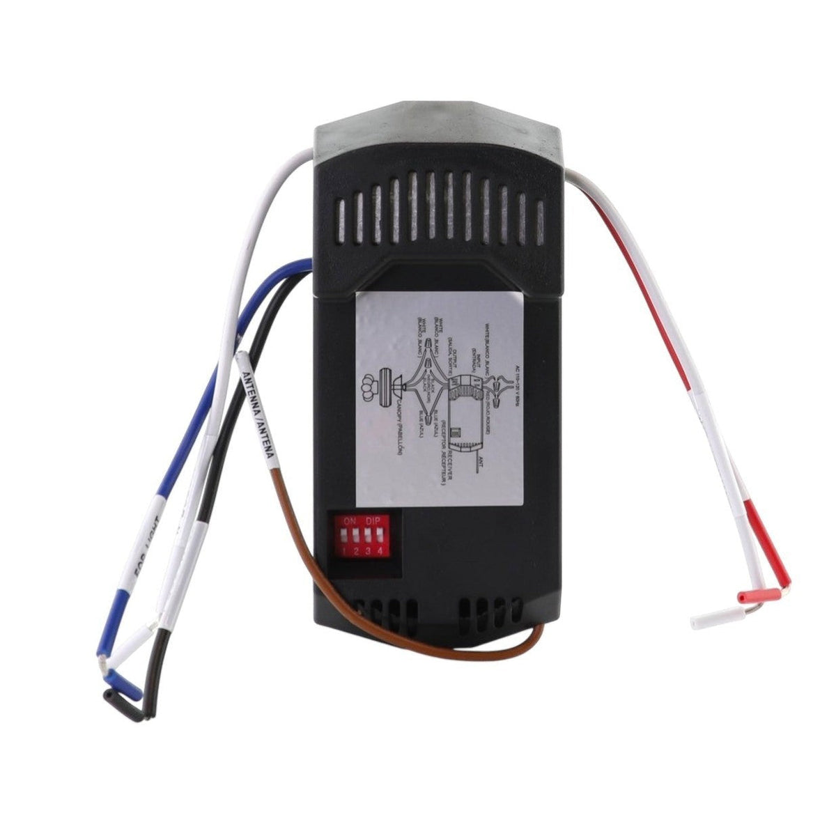 Anderic FAN53TW-UC7067FMRX-KIT Universal 3-Speed Add-on Ceiling Fan Remote Control Kit