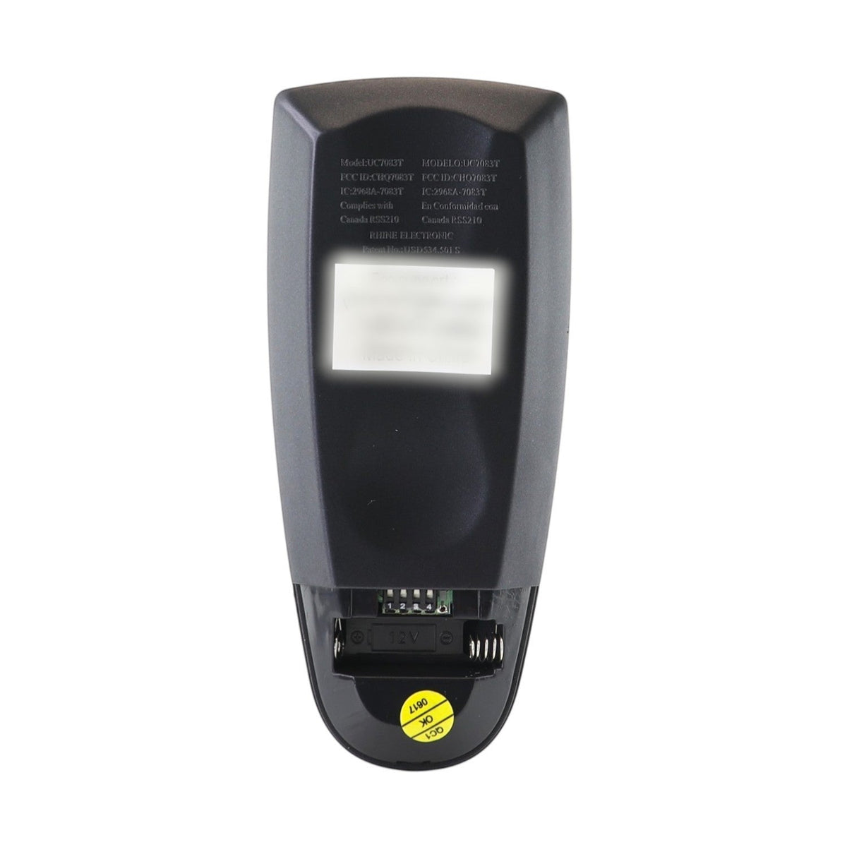 Anderic Substitute for Hampton Bay 70830 Ceiling Fan Remote Control [RR7083TUDL]