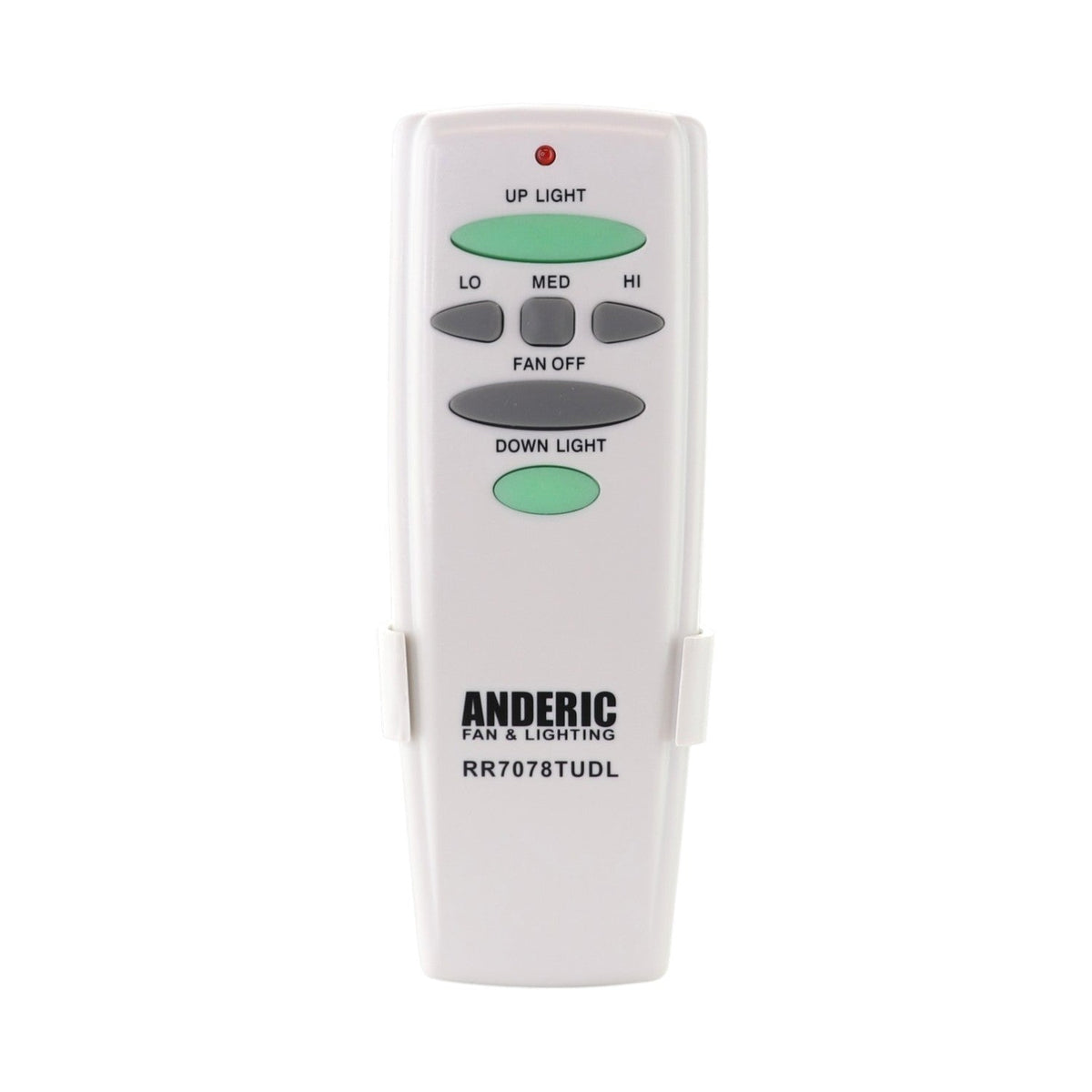 Anderic Substitute for Hunter IN2TX30 G0878-01 Ceiling Fan Remote Control [RR7078TUDLKIT]