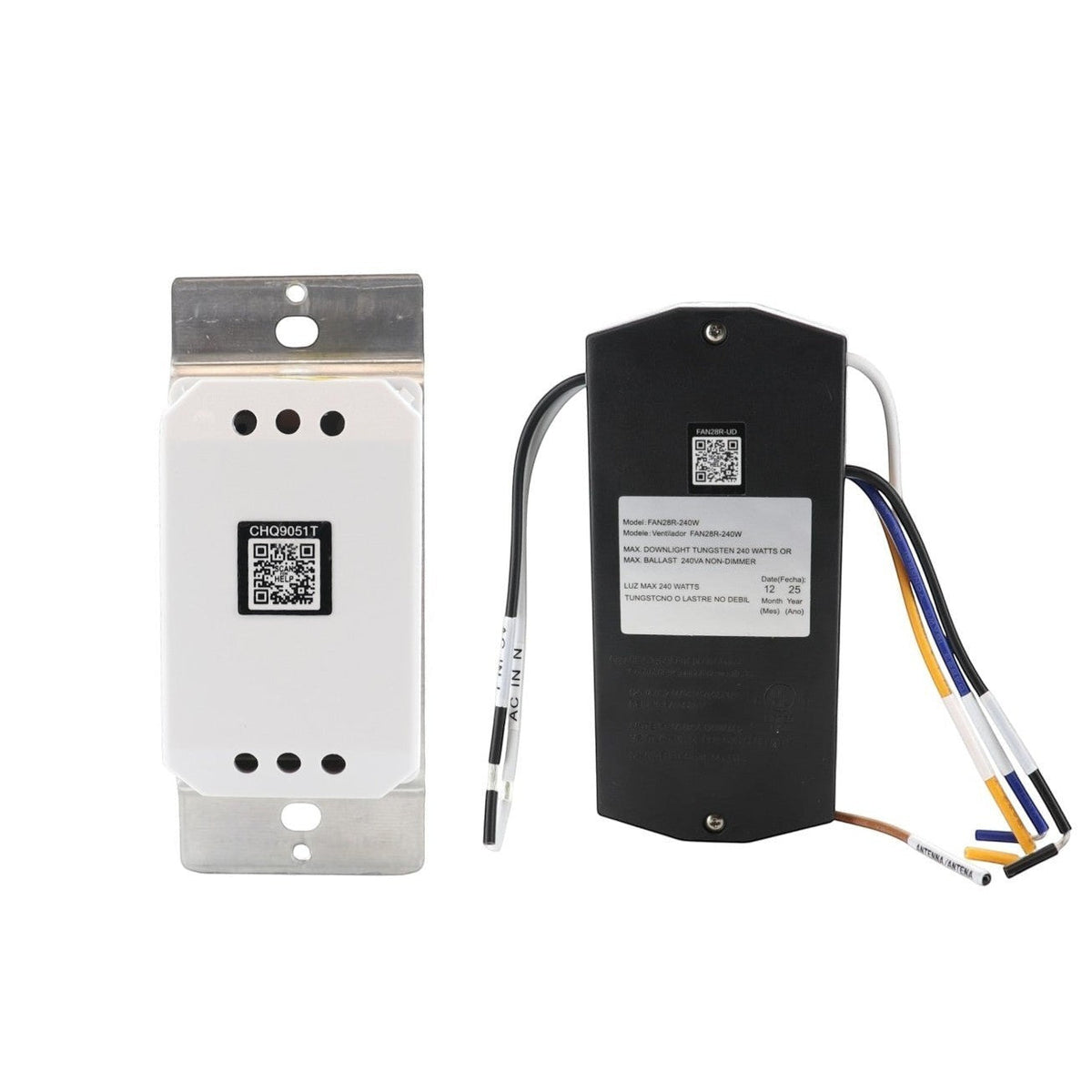 Anderic Substitute for Dan's Originals KUJCE10605 Ceiling Fan Remote Control [UC9051T-UC7067GMRX]