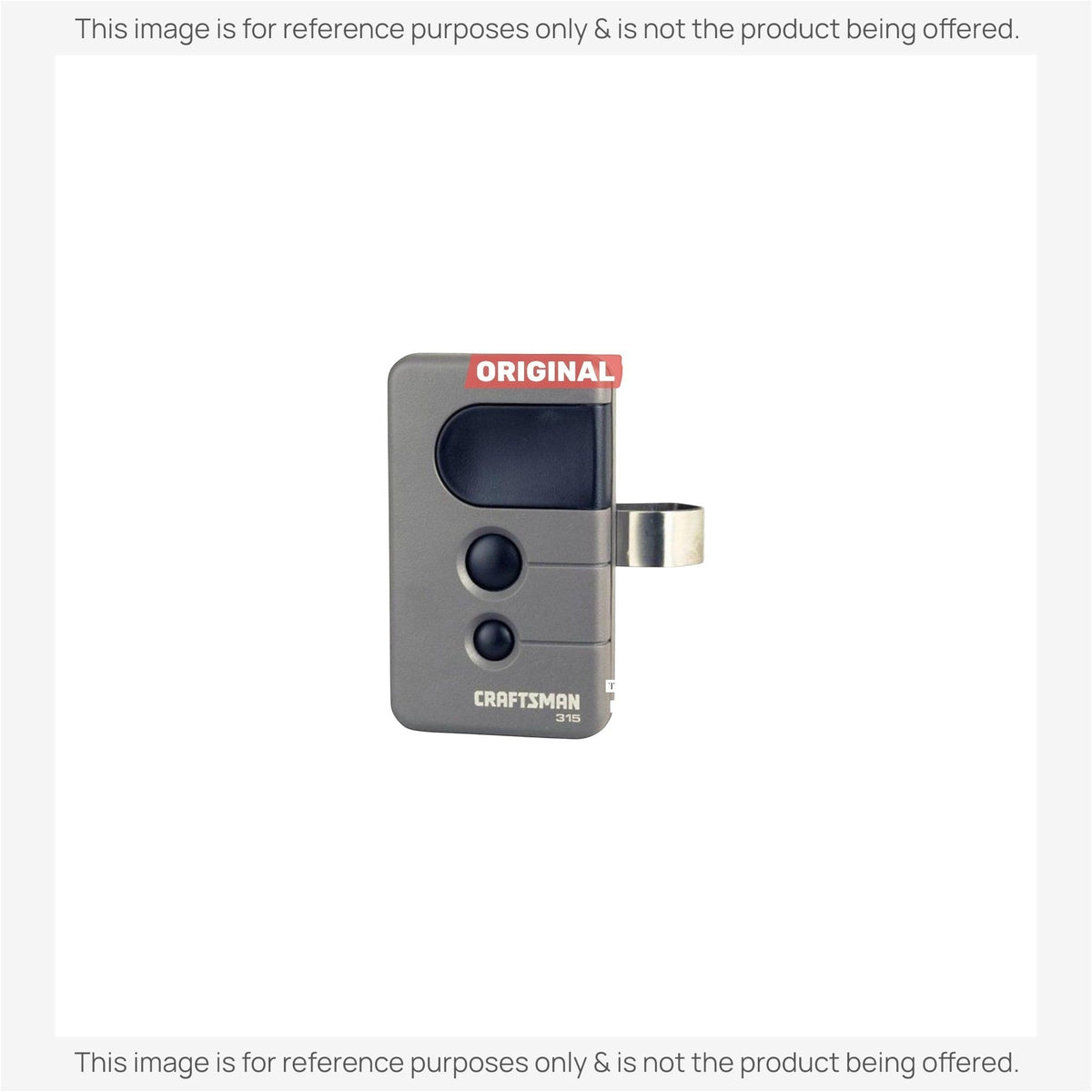 Anderic Substitute for Craftsman 139.18191 3-Button Visor 315 MHz Garage Door Opener Remote Control [375UT-3button]