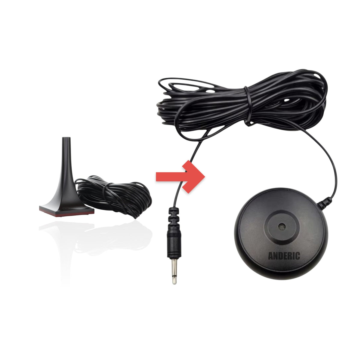 Anderic Substitute for Denon ACM1HB Setup Condenser Measurement Calibration Mic Microphone for AV Receivers 32401000800AD [RRCM2]