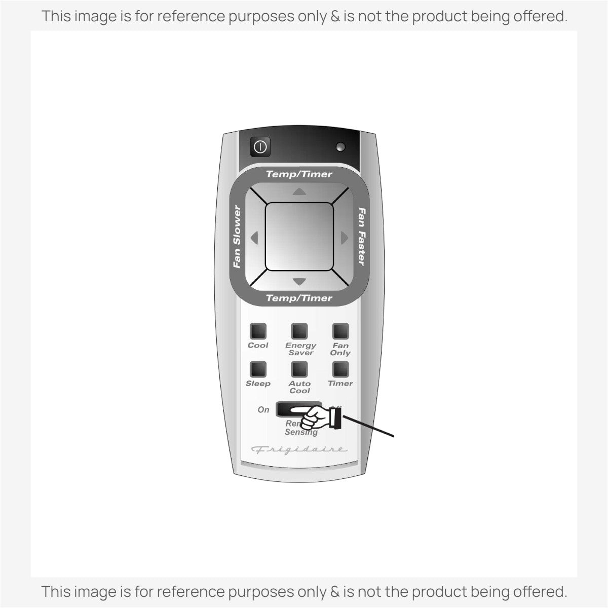 Anderic Substitute for Frigidaire 5304436595 Air Conditioner Remote Control [RRFRIG01]