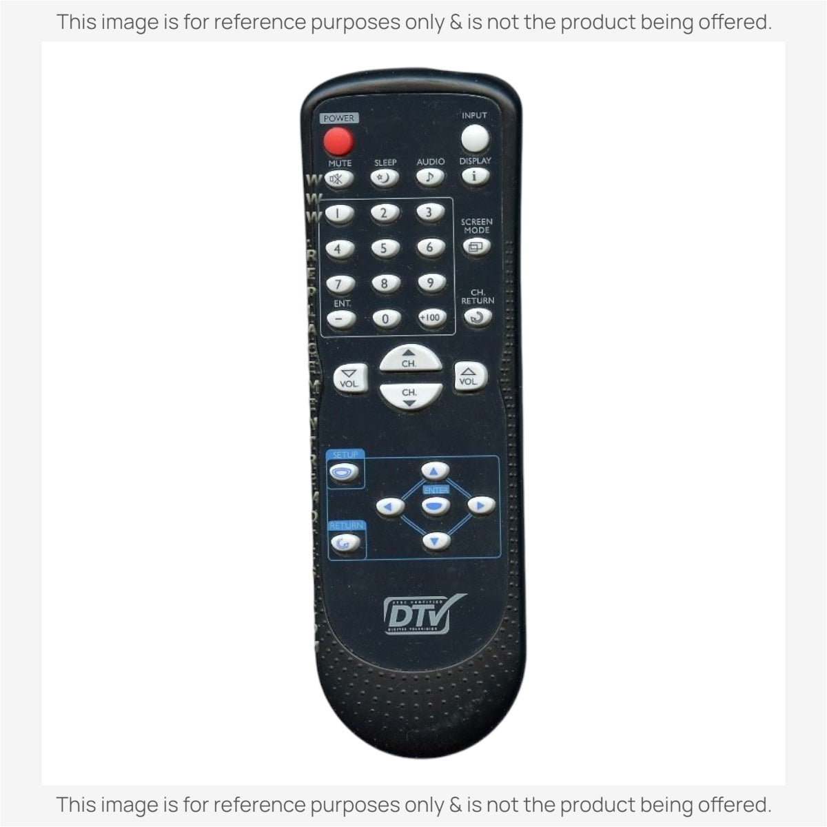 Anderic Substitute for Funai NF601UD Emerson Sylvania TV Remote Control  [RMD14731]