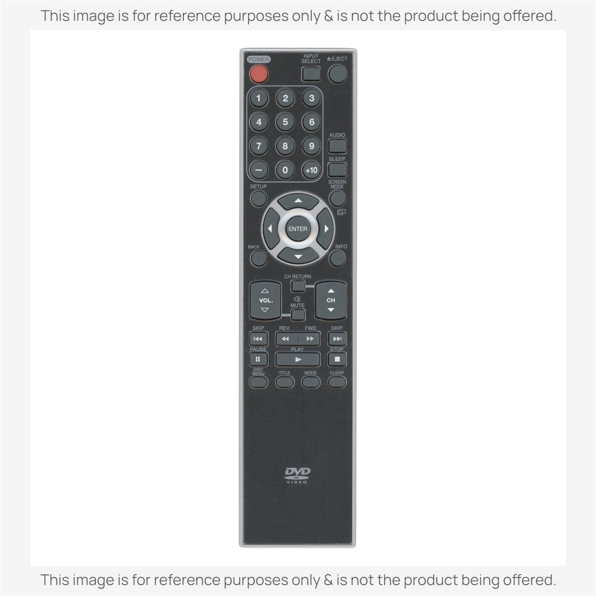 Anderic Substitute for Funai NF033UD SYLVANIA TV/DVD Remote Control [RMD14731]