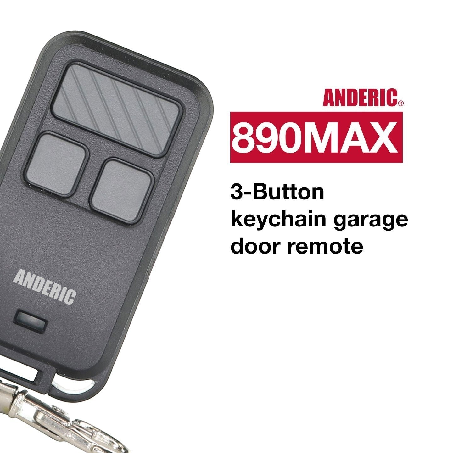 Substitute for Linear ACT31B ACP00879 keychain 1-button 318 Mhz Garage Door Opener Remote Control [890MAX]