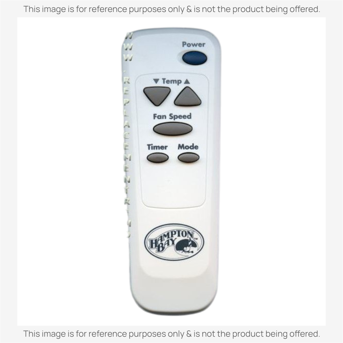 Anderic Substitute for Hampton Bay 6711A20056S Air Conditioner Remote Control [RR0035A]