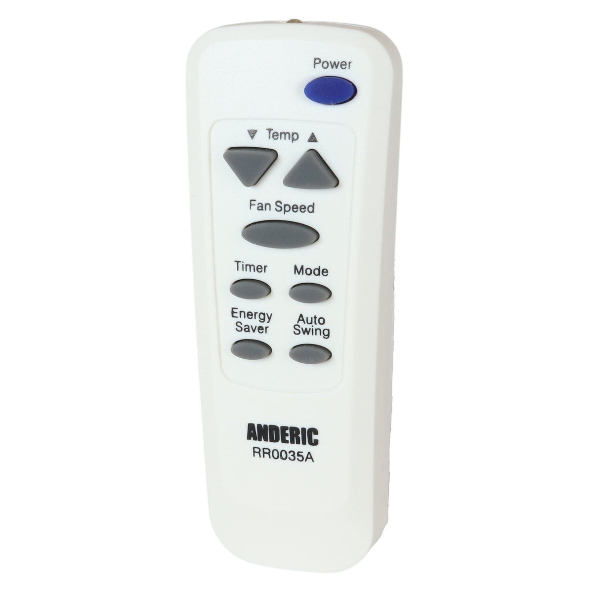 Anderic Substitute for Hampton Bay 6711A20056S Air Conditioner Remote Control [RR0035A]