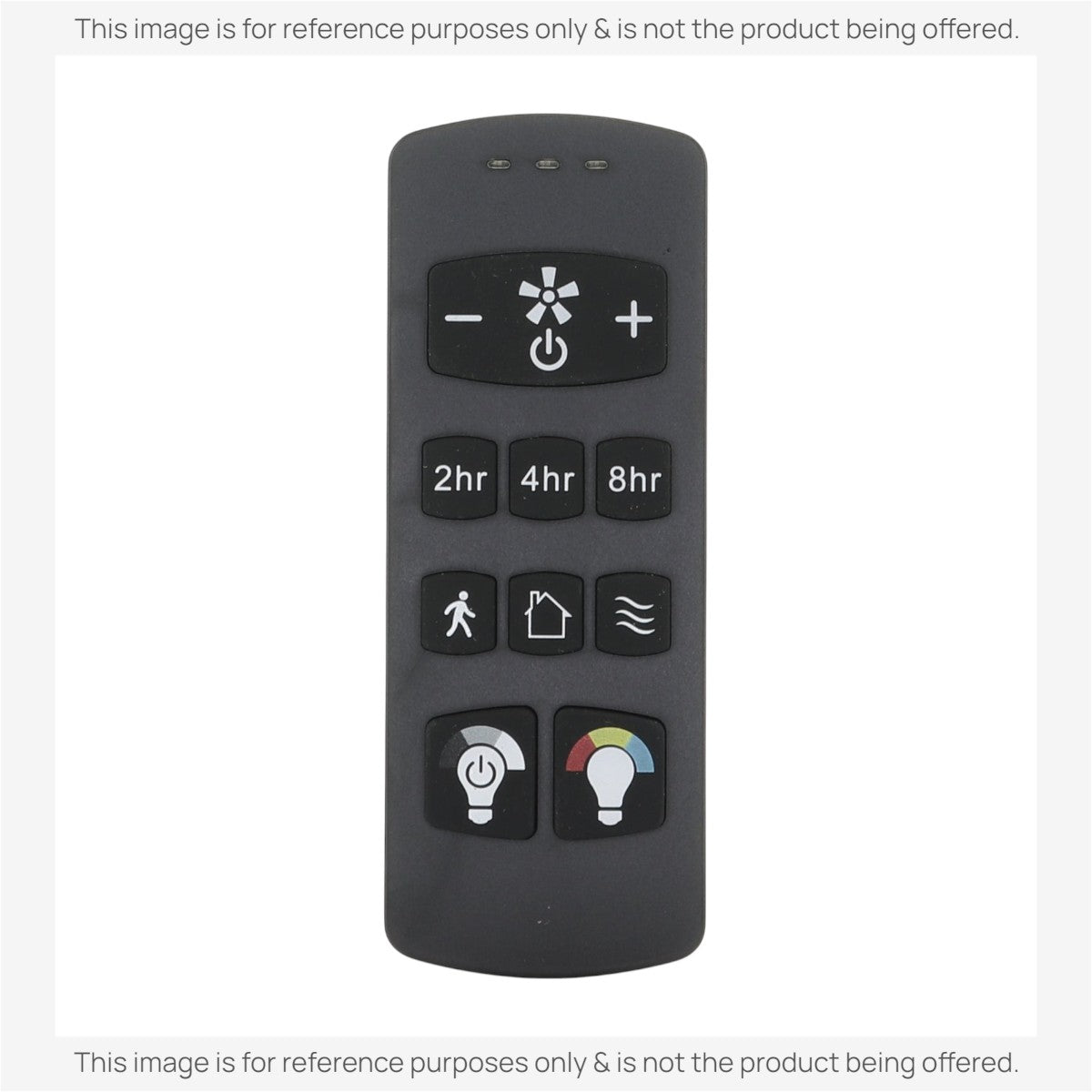 Substitute for Harbor Breeze FA0188A Ceiling Fan Remote Control for Boltz III, Mac III, Reverdy, and Crestwell Fans – A25-FA0188A [RRFA0308]