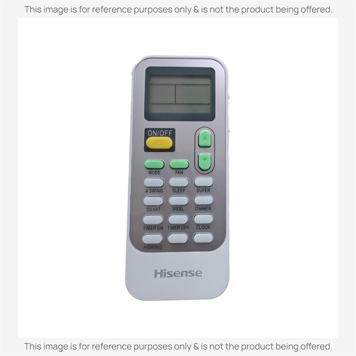 Anderic Substitute for Hisense DG11J1-06 Air conditioner Remote Control | Thermostatic with LCD Screen- DG11J106 [KTN828]