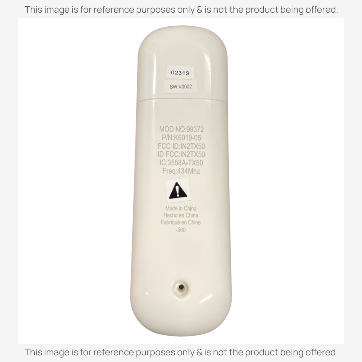 Anderic Substitute for Hunter 99372 IN2TX50 Ceiling Fan Remote Control [99770]