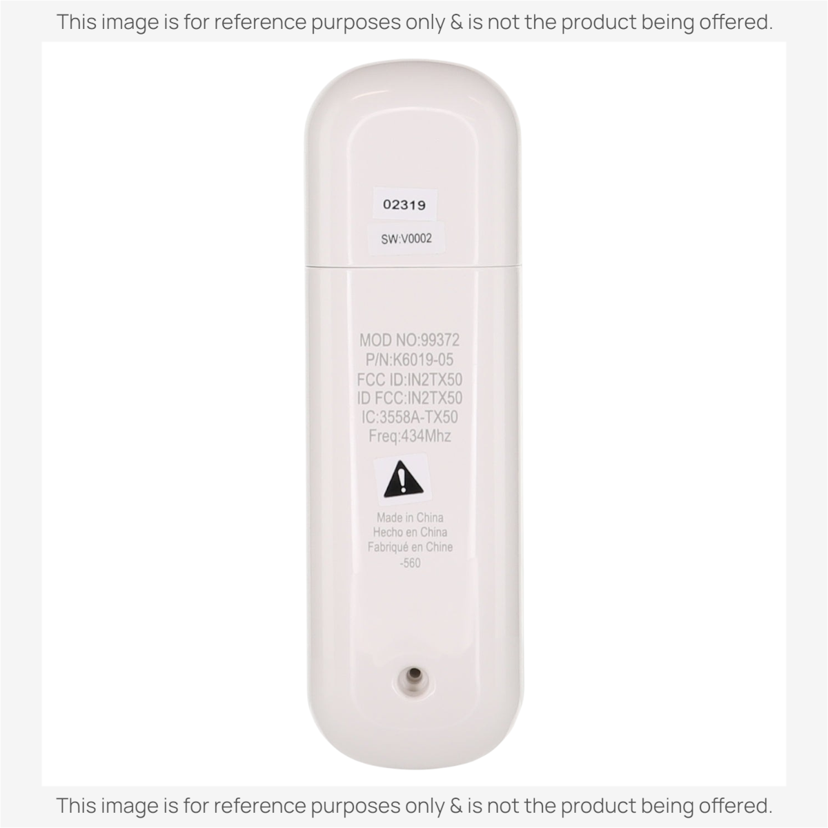 Anderic Substitute for Hunter 99372 IN2TX50 Ceiling Fan Remote Control [99770]