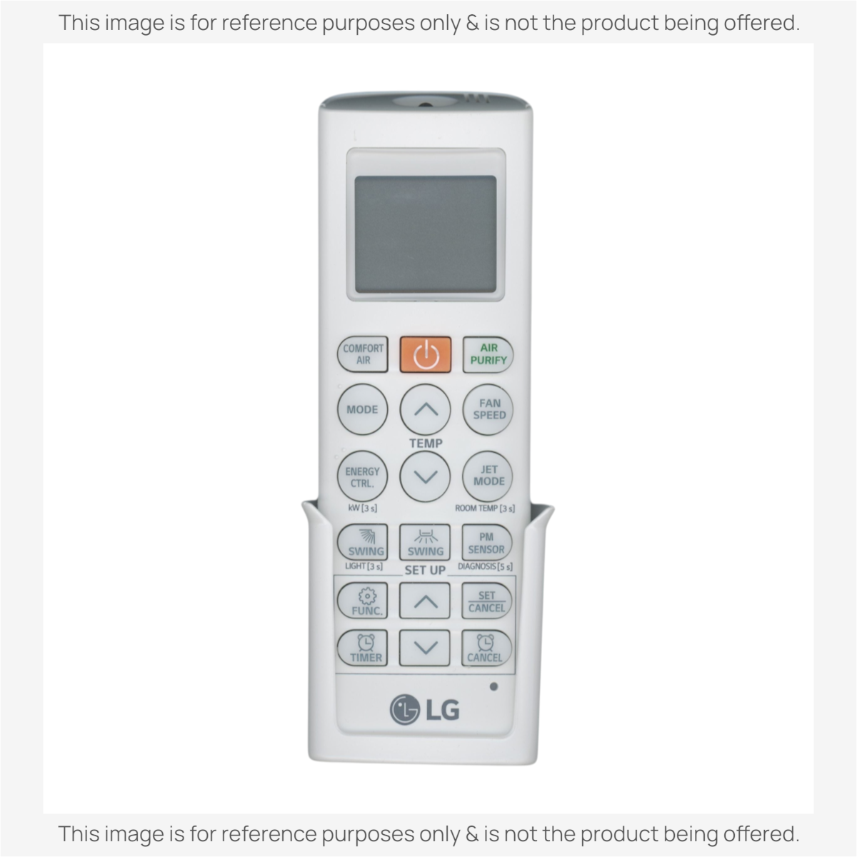 Anderic Substitute for LG AKB75215303 Air Conditioner Remote Control [KTN828]
