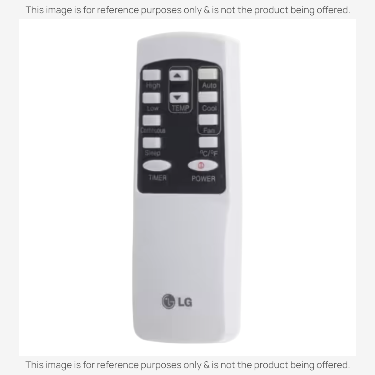 Anderic Substitute for LG COV30332901 Portable Air Conditioner Remote Control [KTN828]