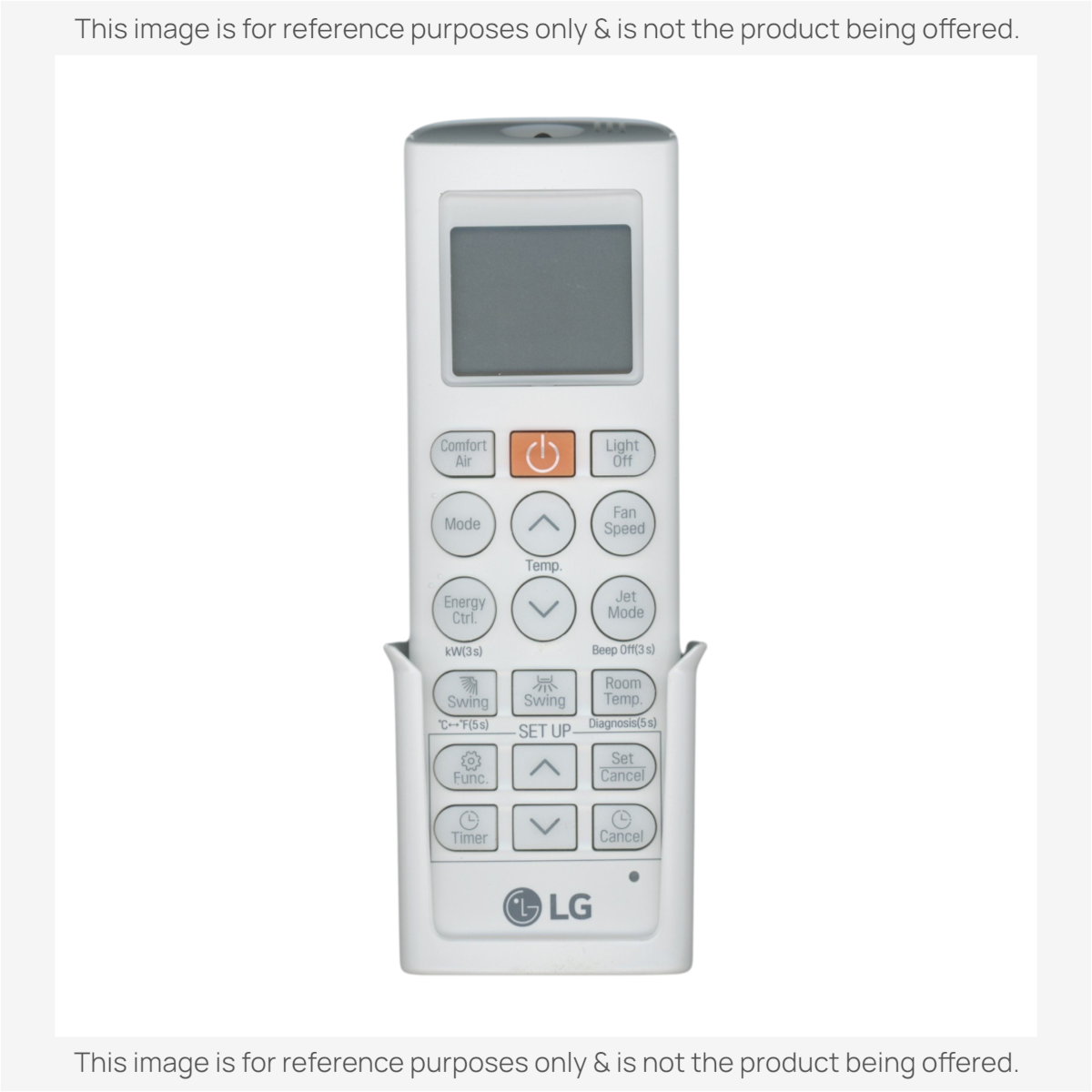 Anderic Substitute for LG AKB75415310 Air Conditioner Remote Control [KTN828]