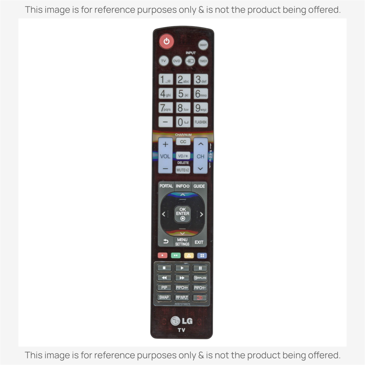 Anderic Substitute For LG AKB73756673 TV Remote Control [RR5501]