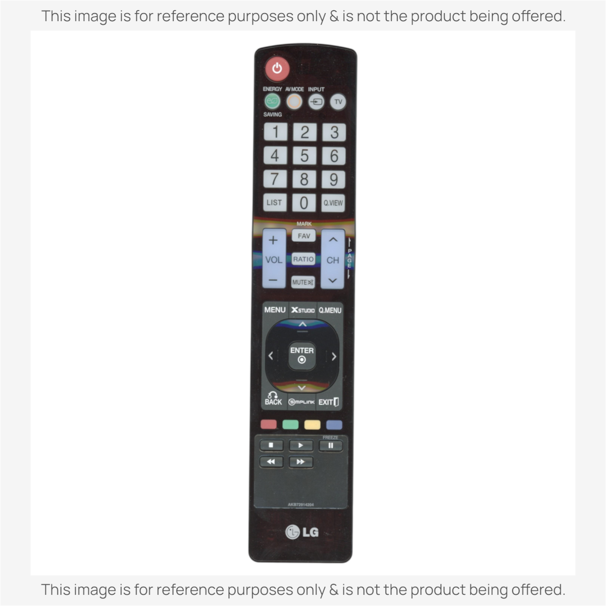 Anderic Substitute For LG AKB72914204 TV Remote Control [RR5501]