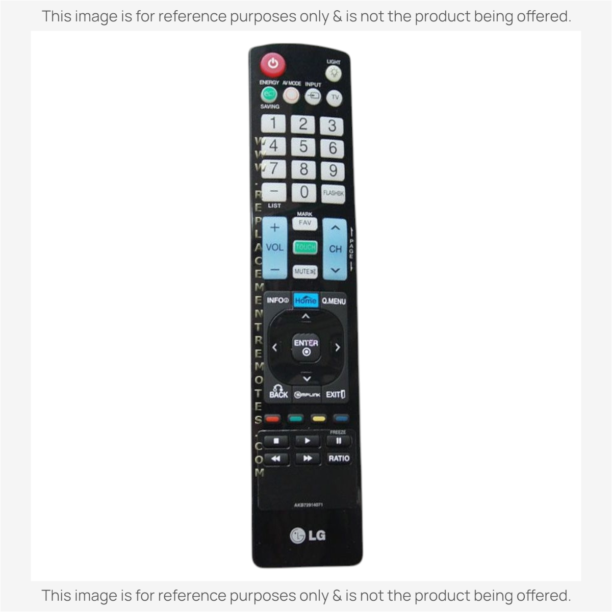 Anderic Substitute For LG AKB72914071 TV Remote Control [RR5501]