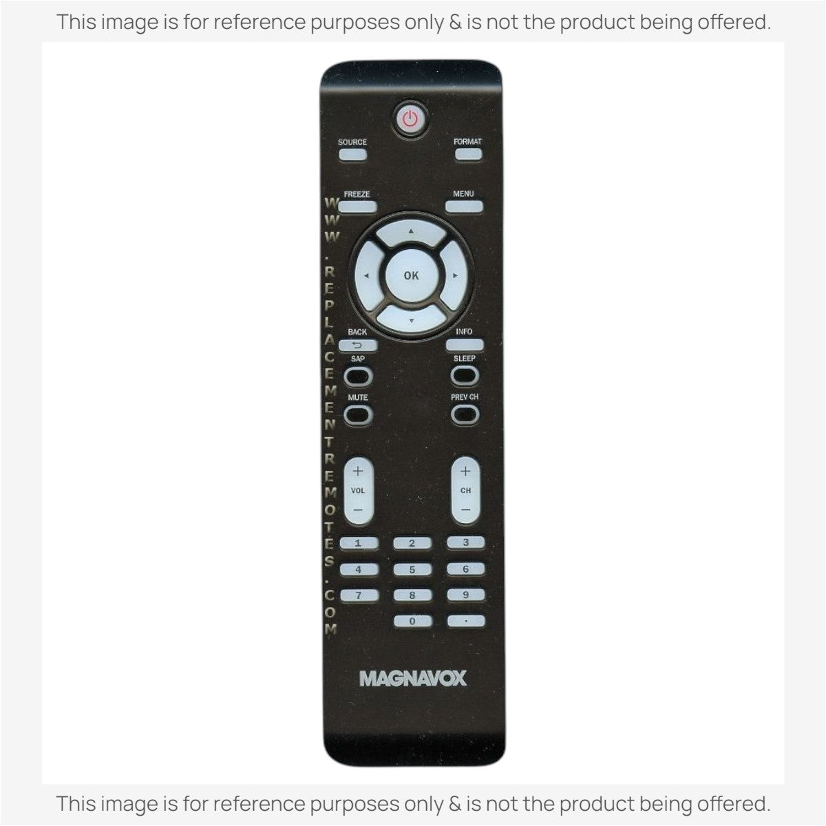 Anderic Substitute For Magnavox NF800UD TV Remote Control [RR015UD]