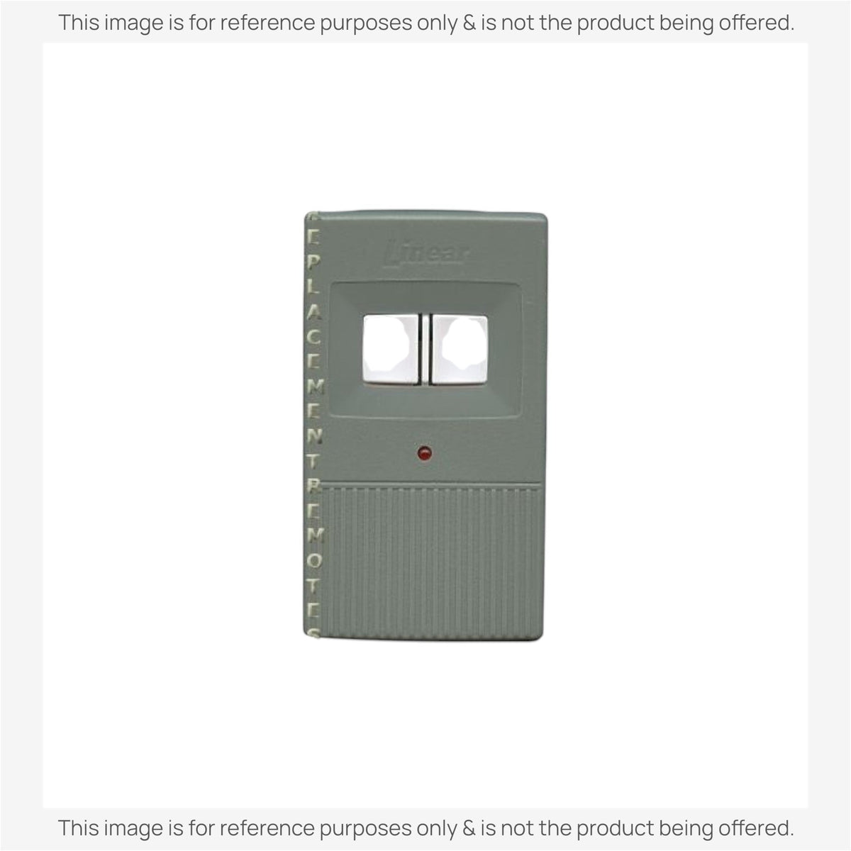 Anderic Substitute for MegaCode MCT2 Visor Size 318mhz Garage Door Opener Remote Control [375UT-2button]