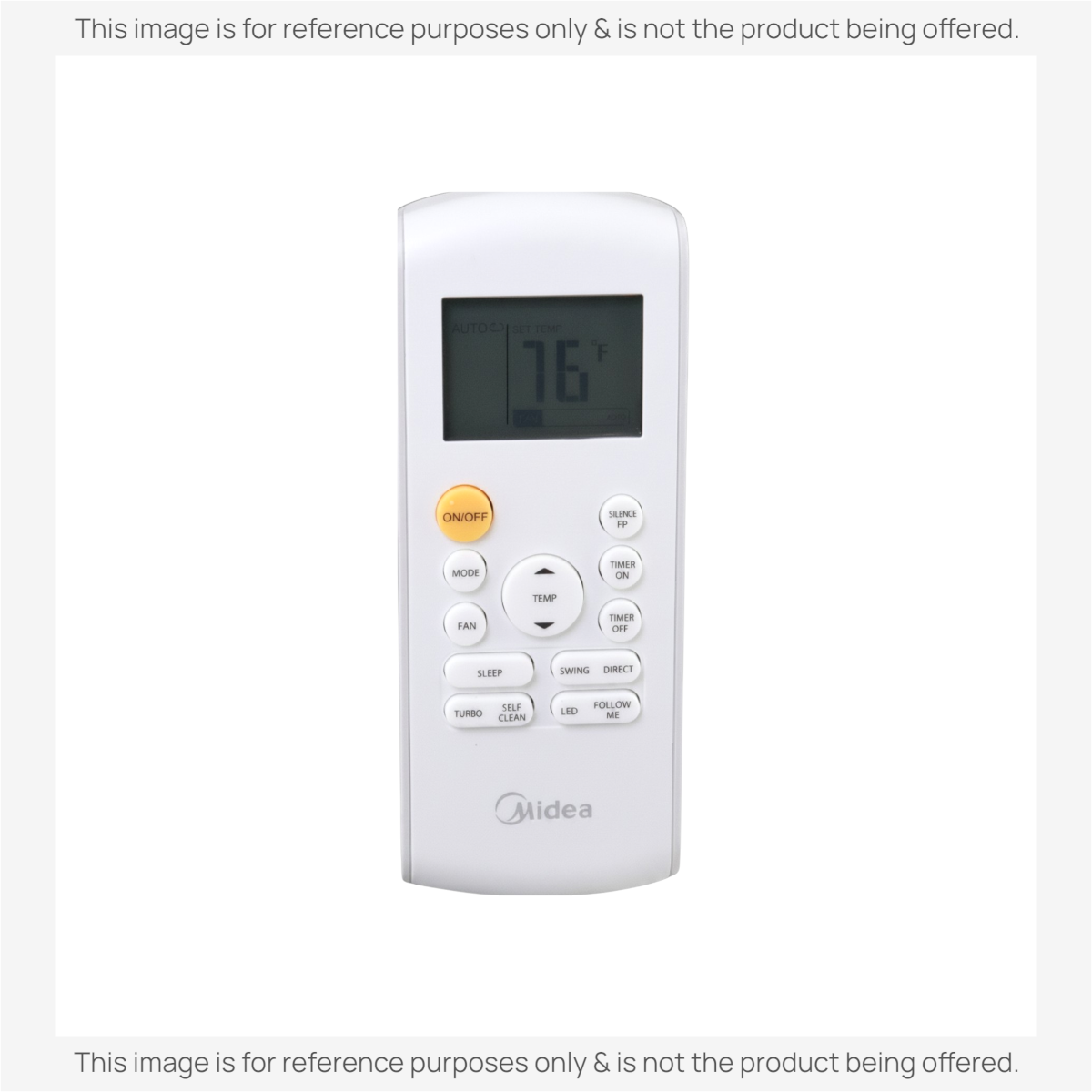 Anderic Substitute for Midea RG57A6/BGEF Mini Split Air Conditioner Remote Control | LCD Temp Control | - 17317000A06740 [KTN828]