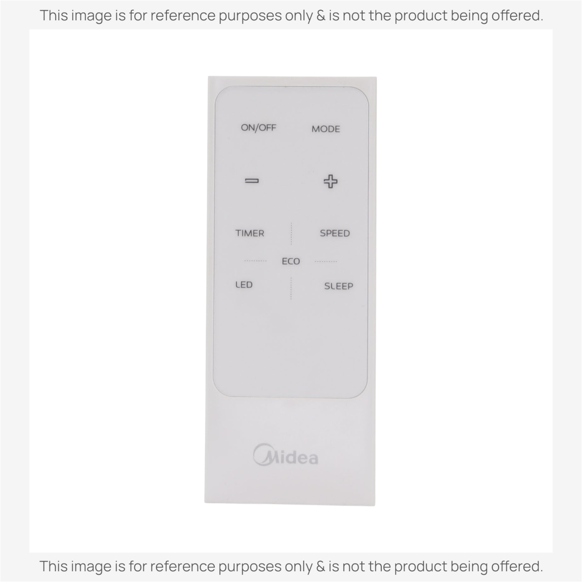 Anderic Substitute for Midea RG15A7(B)/E U-shaped Window Air Conditioner Remote Control - 17317000A58346 [KTN828]