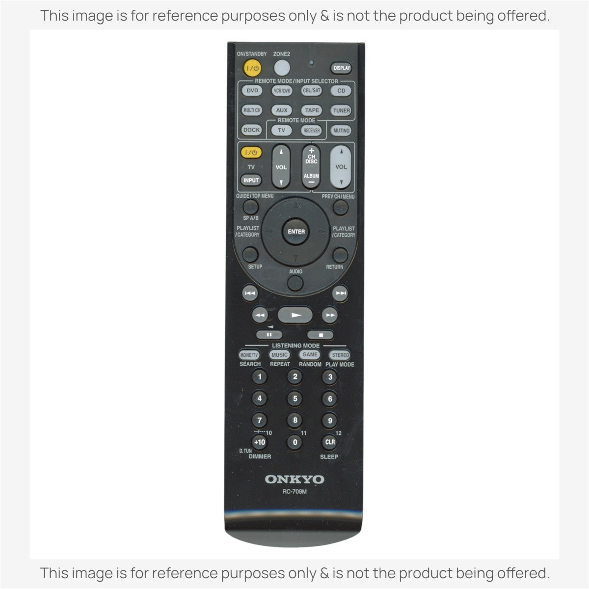 Anderic Substitute for Onkyo RC709M Receiver Remote Control RC-709M [RC-799M]