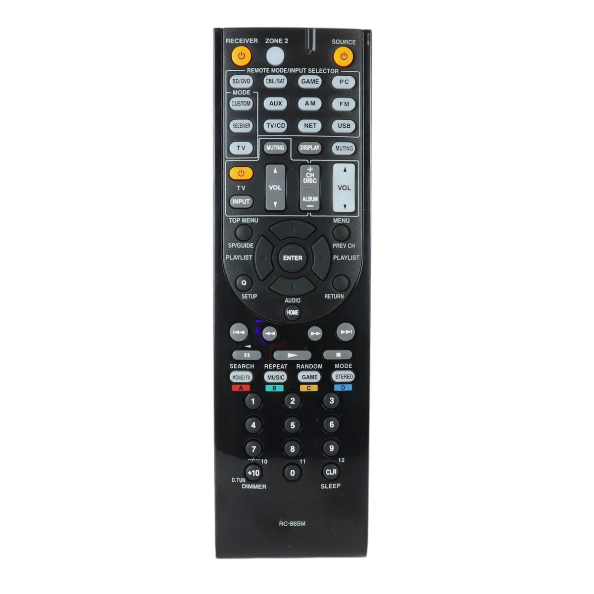 Anderic Substitute for Onkyo RC764M Receiver Remote Control RC-764M [RC865M]