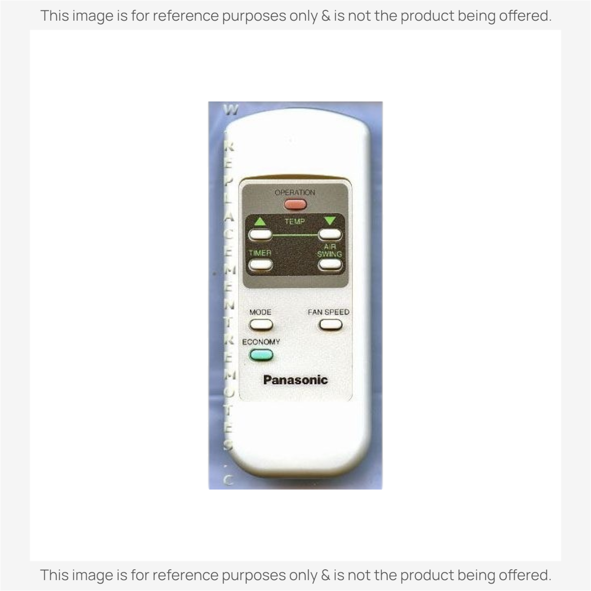 Anderic Substitute for Panasonic 6711A90018A Air Conditioner Remote Control [RR0035A]