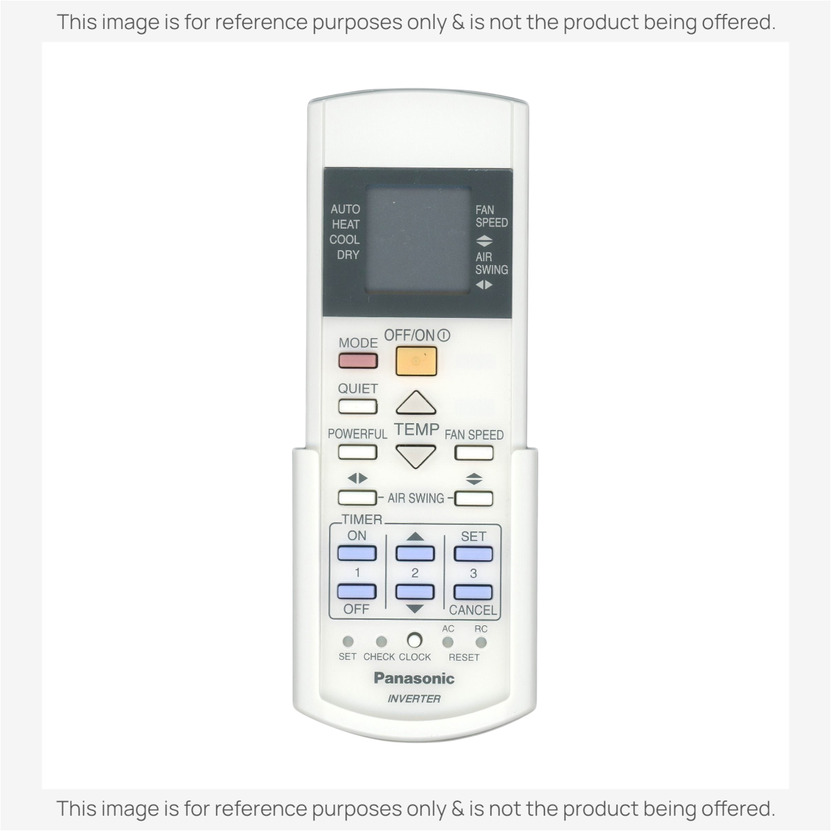 Anderic Substitute for Panasonic A75C2913 Air Conditioner Remote Control [KTN828]