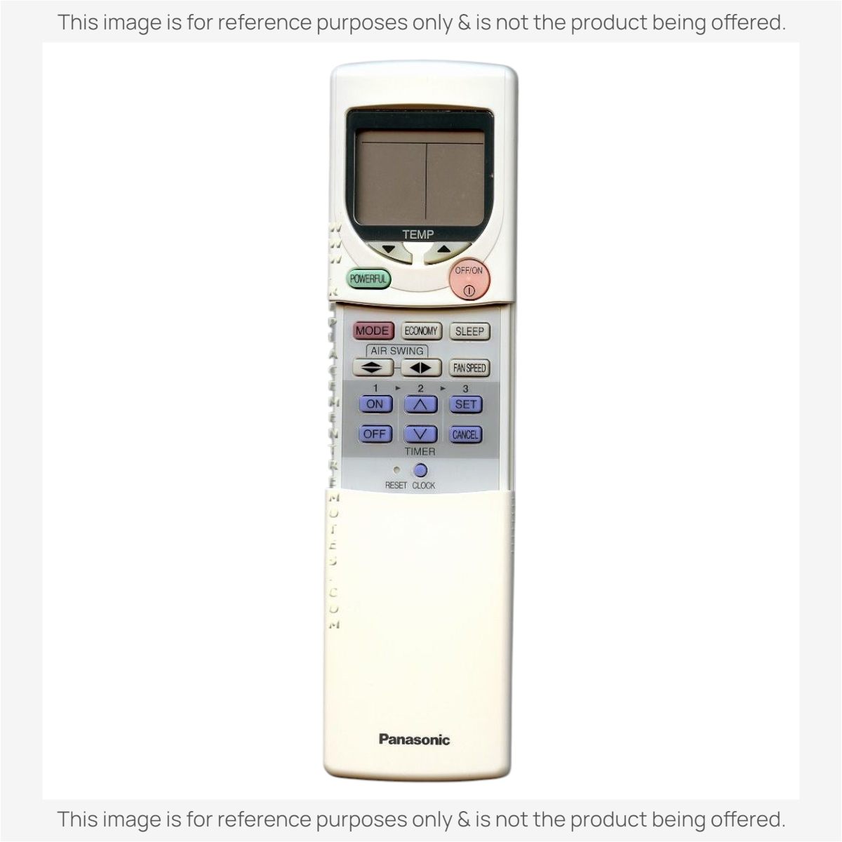 Anderic Substitute for Panasonic A75C2352 Air Conditioner Remote Control [KTN828]