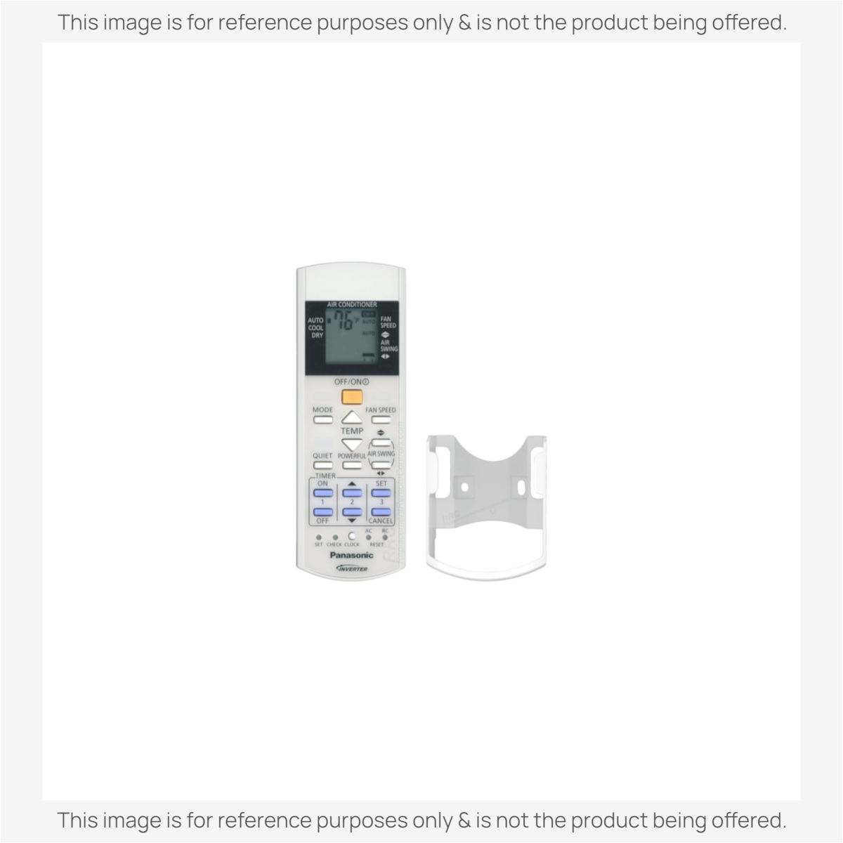 Anderic Substitute for Panasonic A75C3582 Air Conditioner Remote Control [KTN828]