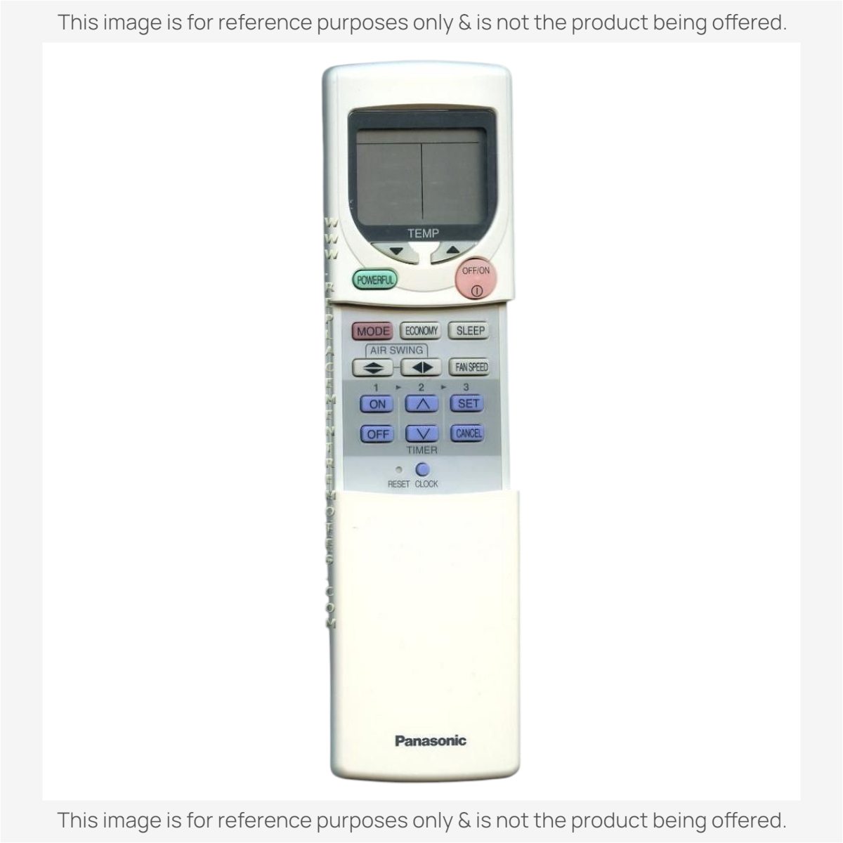 Anderic Substitute for Panasonic A75C2223 Air Conditioner Remote Control [KTN828]