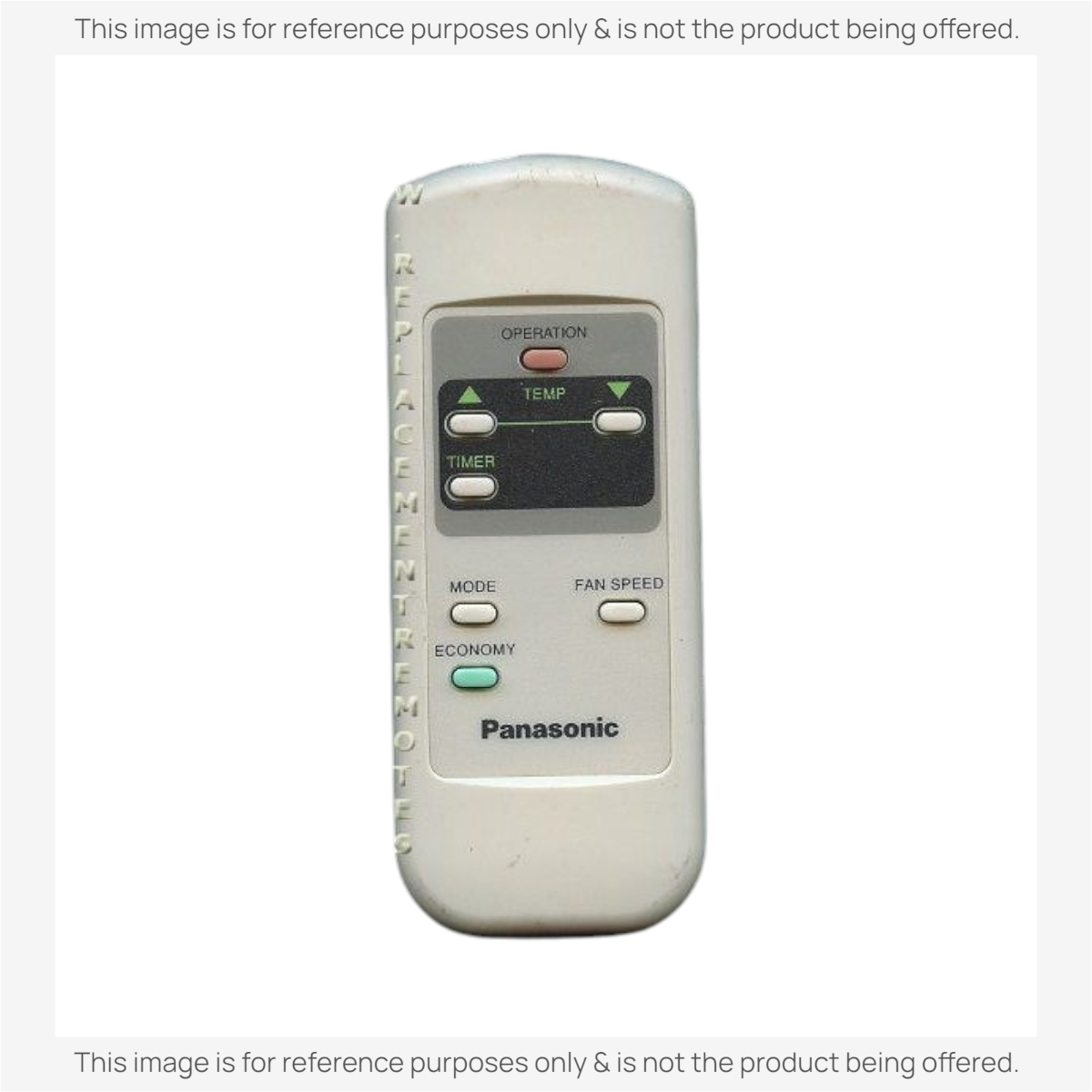 Anderic Substitute for Panasonic 6711A90018B Air Conditioner Remote Control [RR0035A]