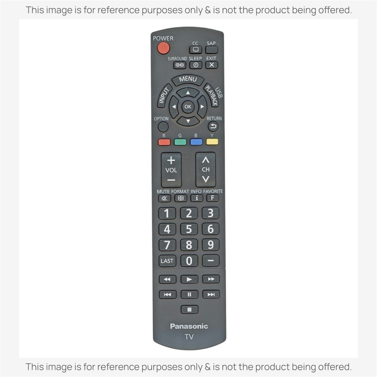 Anderic Substitute for Panasonic N2QAYB000806 TV Remote Control [RRU401-2680]
