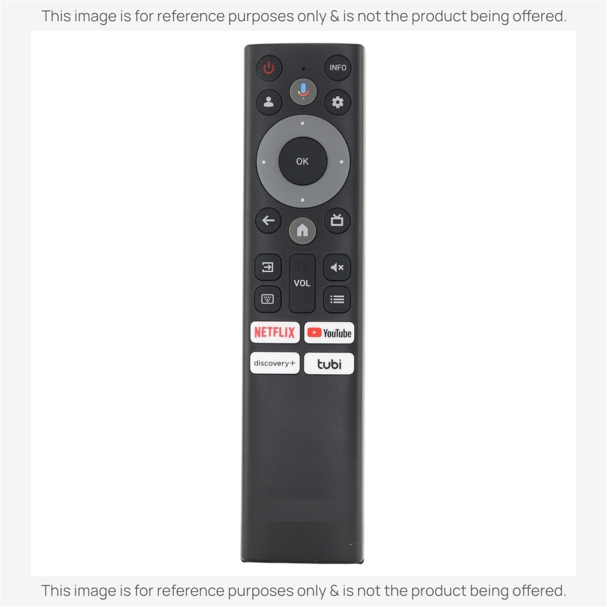 Substitute for Philips RC860G Google Android TV Remote Control with Voice | 7000 Series [Philips HS-8AD]