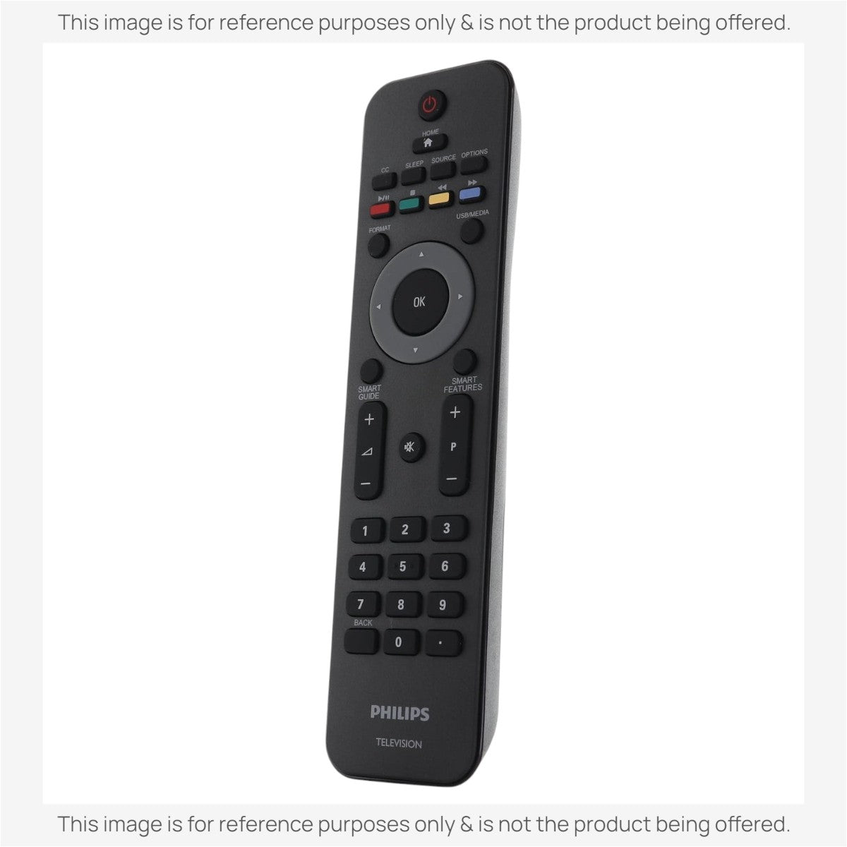 Anderic Substitute For Philips URMT36JHG003 TV Remote Control [RRHG003]