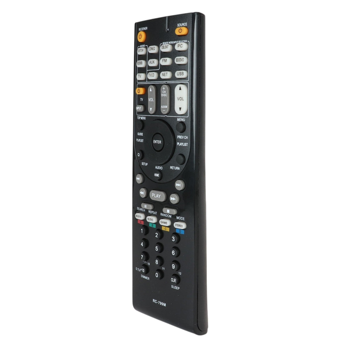 Anderic Substitute for Onkyo RC707M Receiver Remote Control RC-707M [RC-799M]