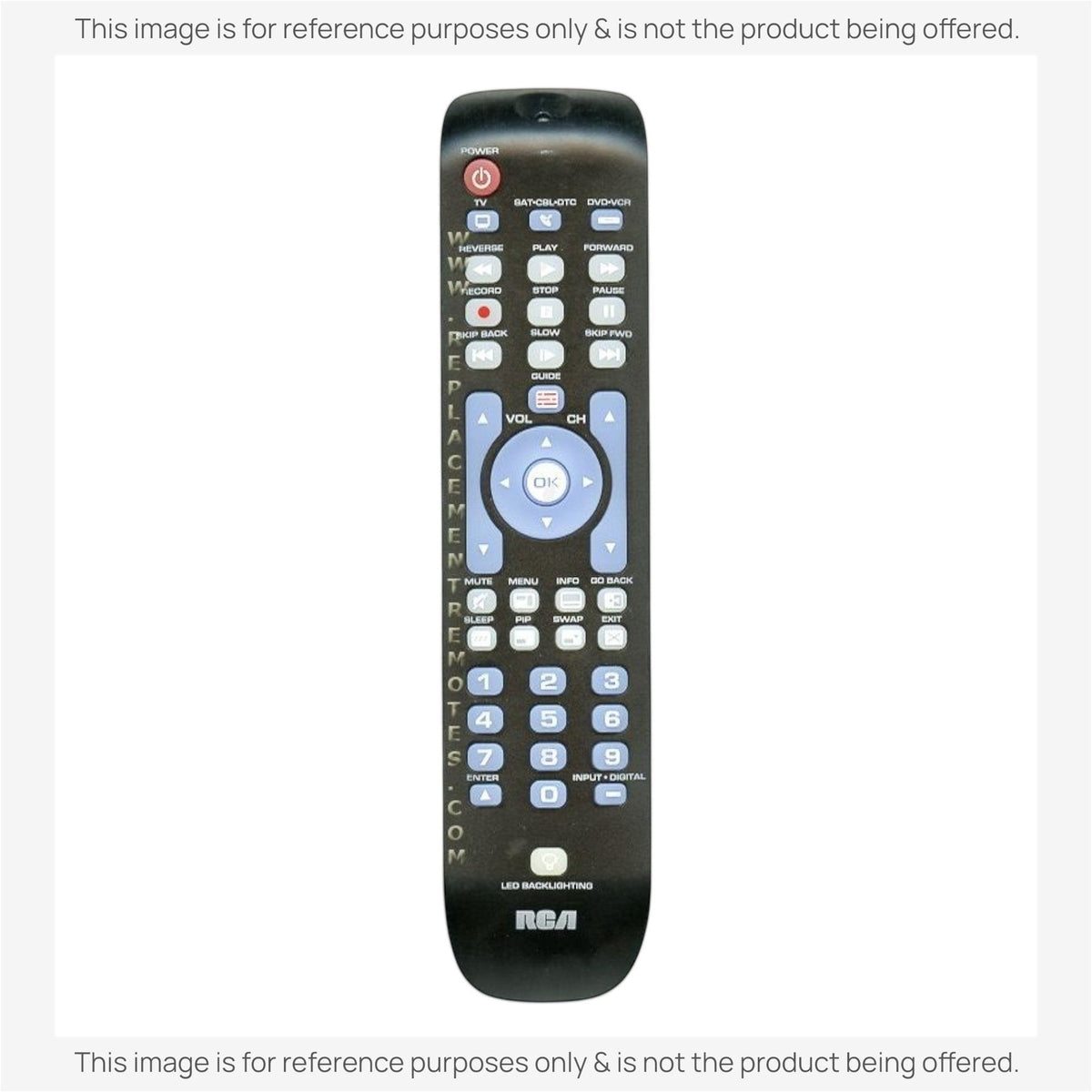 Anderic Substitute for RCA RCRN03BR 3-Device Universal Remote Control [RRU401]