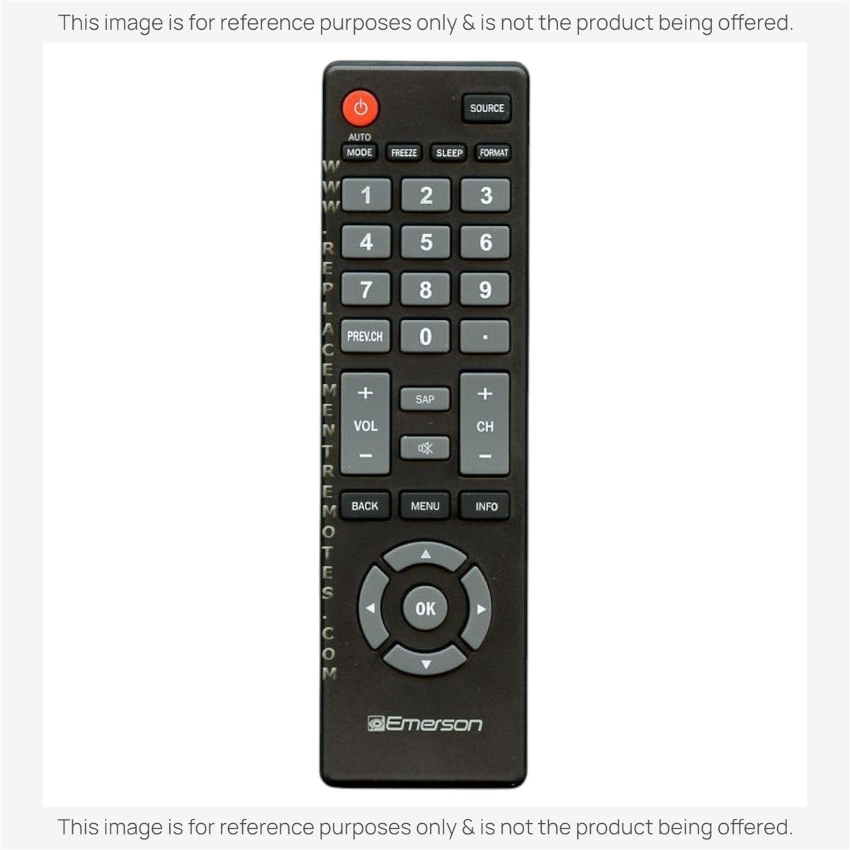Anderic Substitute For Funai URMT32FNT002 TV Remote Control [RR015UD]