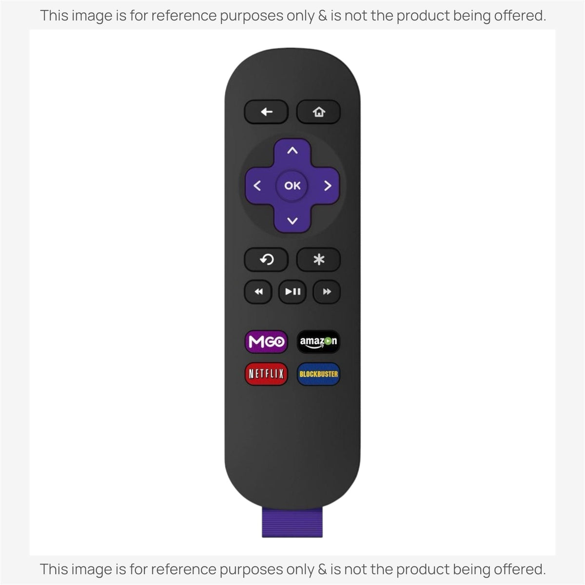 Anderic Substitute for Roku 2 IR Streaming Remote Control [RRST01]
