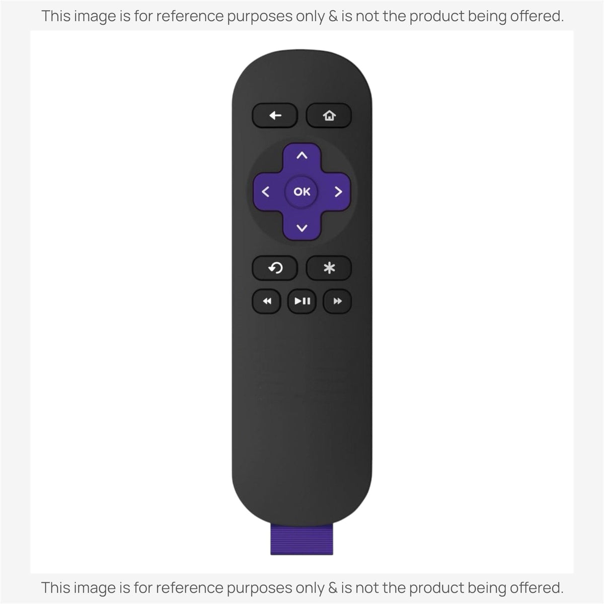 Anderic Substitute for Roku Standard IR Streaming Remote Control [RRST01]